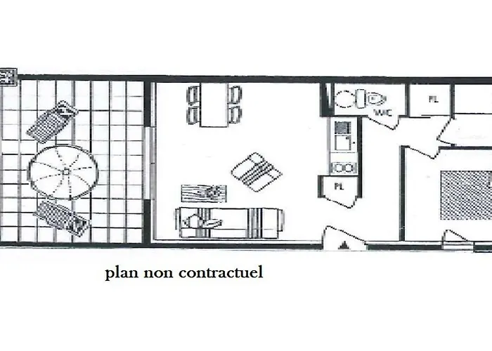 Apartman 2 Pces, 4 Couchages, Terrasse, Parking, Piscine, Proche Et Commerces - - Fr-1-251-558